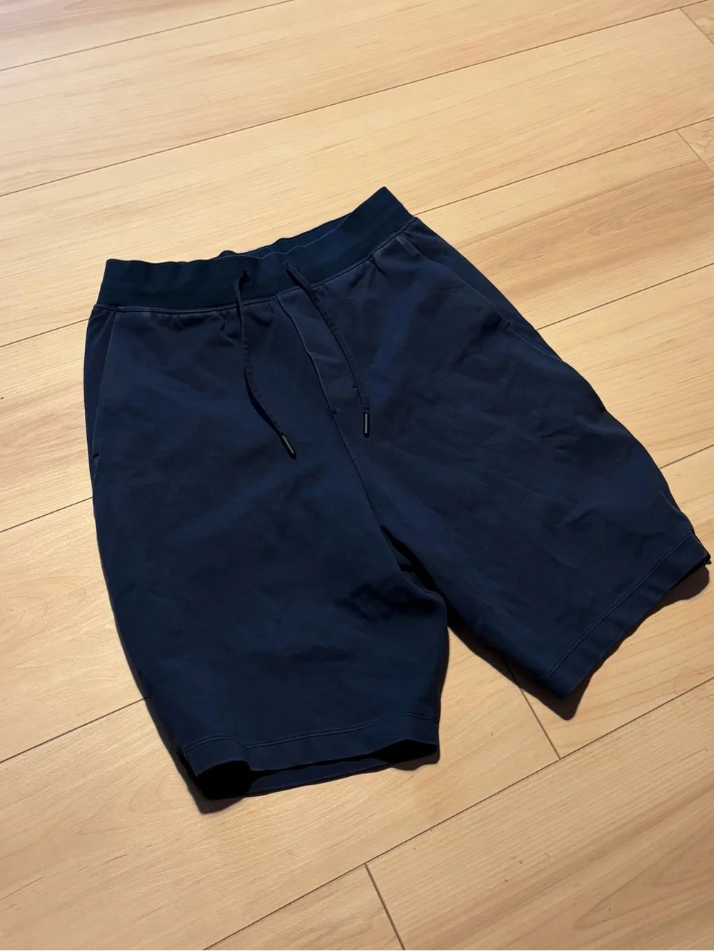 Lululemon Navy Blue Drawstring Active Shorts